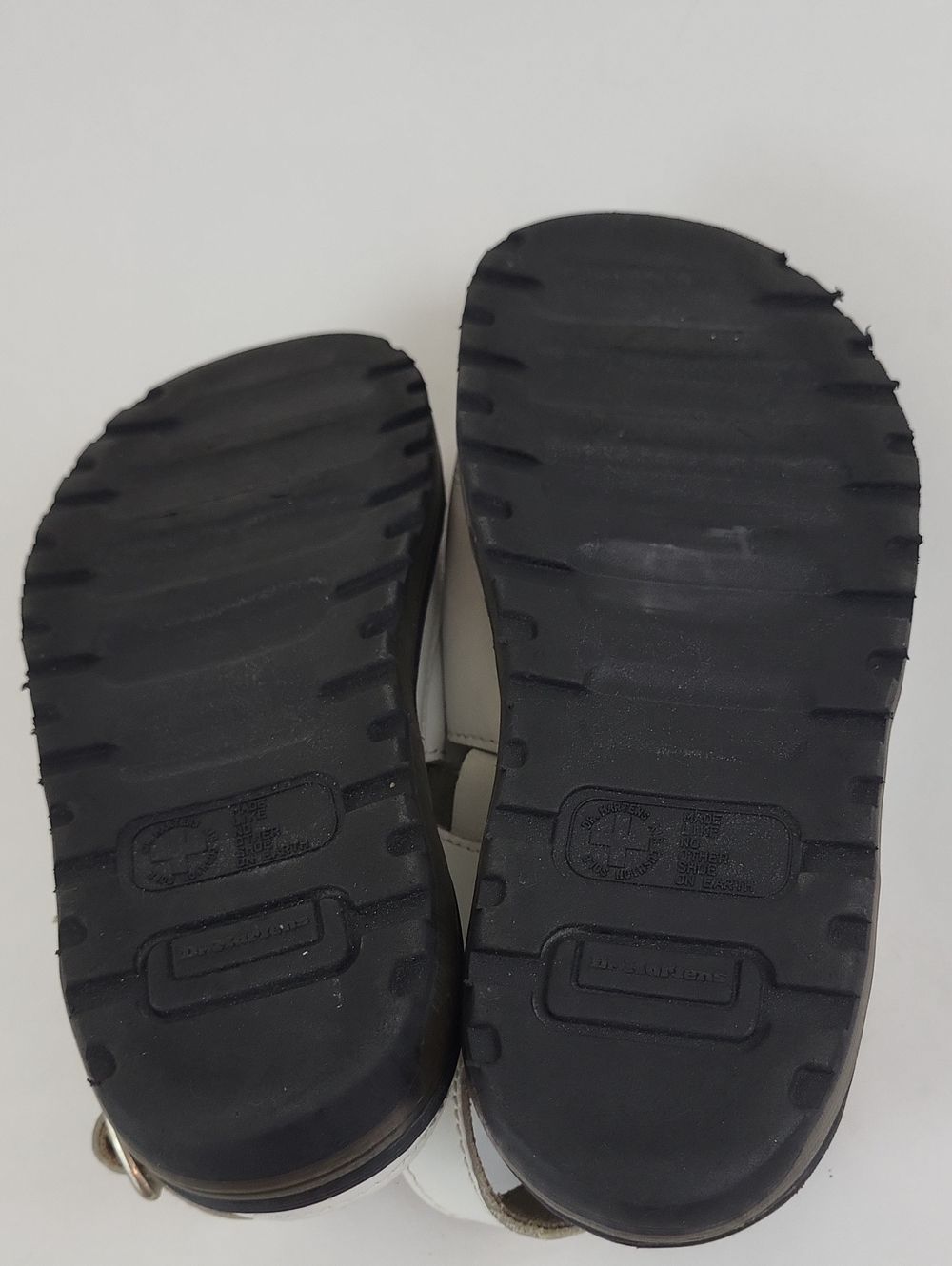 Vintage 90s White Dr. Martens Dunnet Flower Slingback Sandals Size 7 - Picture 15 of 16
